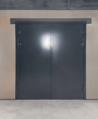 Ворота темно-серого цвета Ворота темно-серого цвета