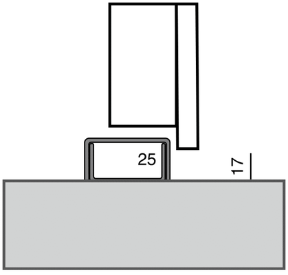 Порог без притвора
